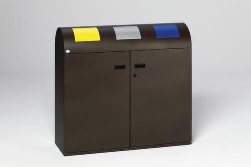 VAR Station de collecte de matières recyclables WS 100 R avec 3x80 l