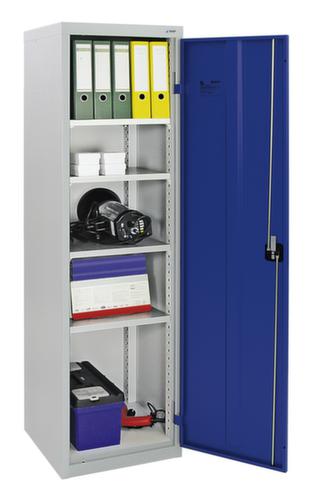 stumpf Armoire à portes battantes avec tablettes galvanisées, largeur 500 mm
