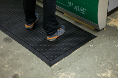 Miltex Tapis d'atelier Yoga Lock Basic, élément d'extrémité, longueur x largeur 710 x 780 mm