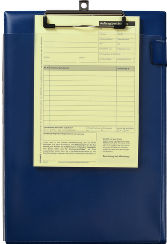 EICHNER Porte-bloc Easy Open avec film de protection, bleu