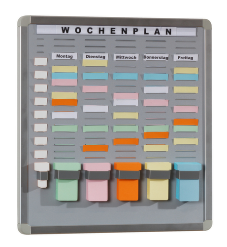 EICHNER Tableau avec cartes à insérer T-Card, gris clair