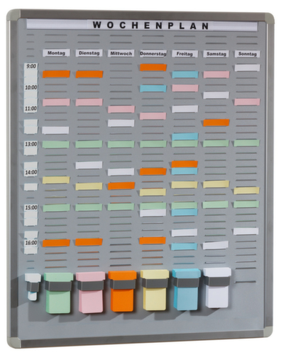 EICHNER Tableau avec cartes à insérer T-Card, gris clair