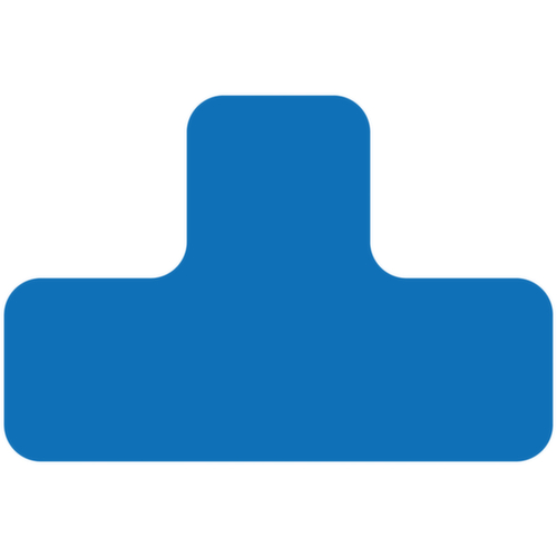 EICHNER Symbole à coller, forme en T, bleu