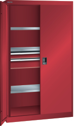 LISTA Armoire à portes battantes pour charges lourdes, largeur 1100 mm