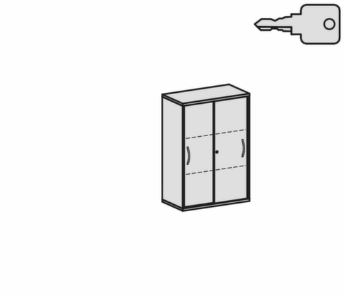 Gera Armoire à portes coulissantes Pro