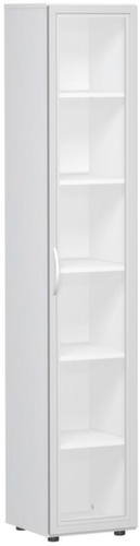 Gera Armoire à portes vitrées Milano, 6 hauteurs des classeurs