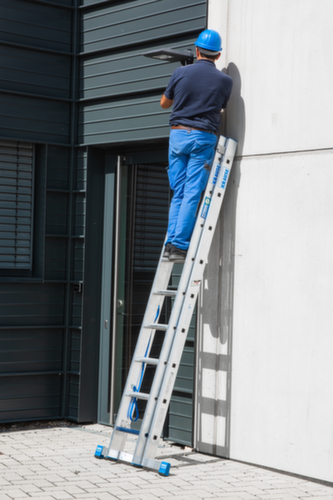 Krause Échelle polyvalente STABILO® Professional +S avec échelons et marches, 2 x 9 échelons et marches profilés antidérapants