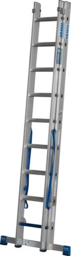 Krause Échelle polyvalente STABILO® Professional +S avec échelons et marches, 2 x 9 échelons et marches profilés antidérapants