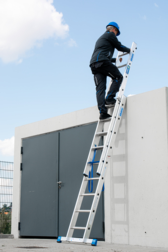 Krause Échelle polyvalente STABILO® Professional +S avec échelons et marches, 2 x 9 échelons et marches profilés antidérapants