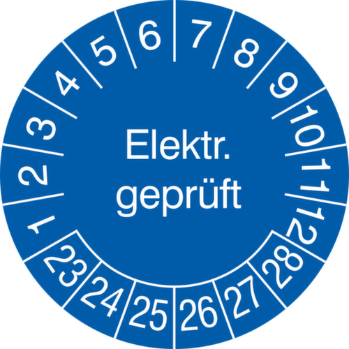 Plaquette de contrôle avec couleur de l'année