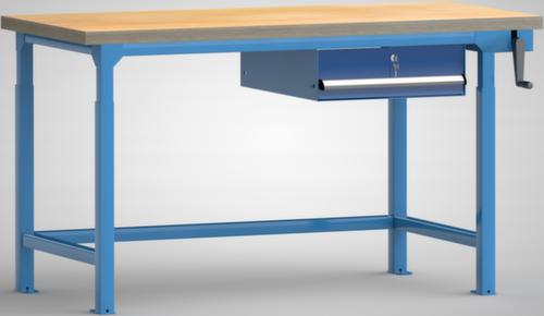 KLW Lutz Établi à hauteur réglable avec tiroirs, 1 tiroir