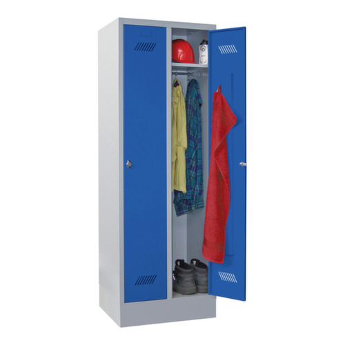 PAVOY Armoire vestiaire Basis avec 2 compartiments, largeur de compartiment 300 mm