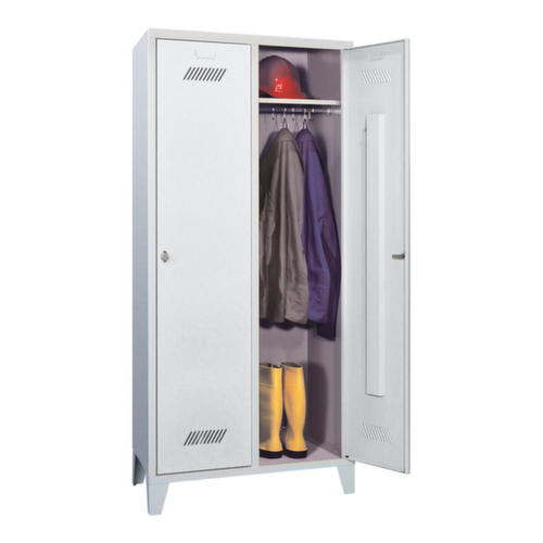 PAVOY Armoire vestiaire Basis avec 2 compartiments, largeur de compartiment 400 mm