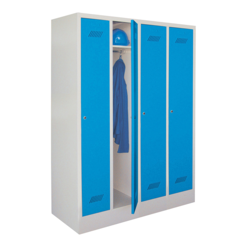 PAVOY Armoire vestiaire Basis avec 4 compartiments, largeur de compartiment 300 mm