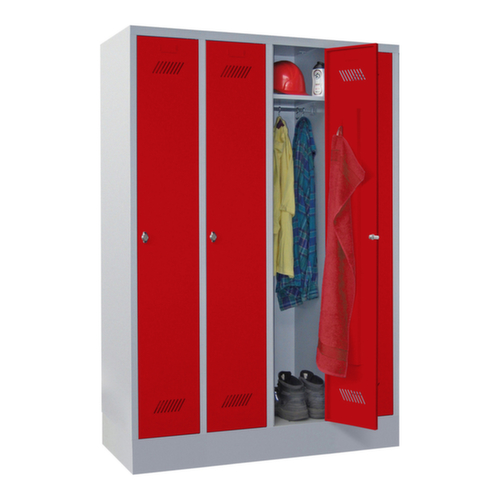 PAVOY Armoire vestiaire Basis avec 4 compartiments, largeur de compartiment 300 mm