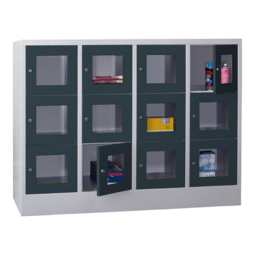 PAVOY armoire multicases Basis, 12 compartiments