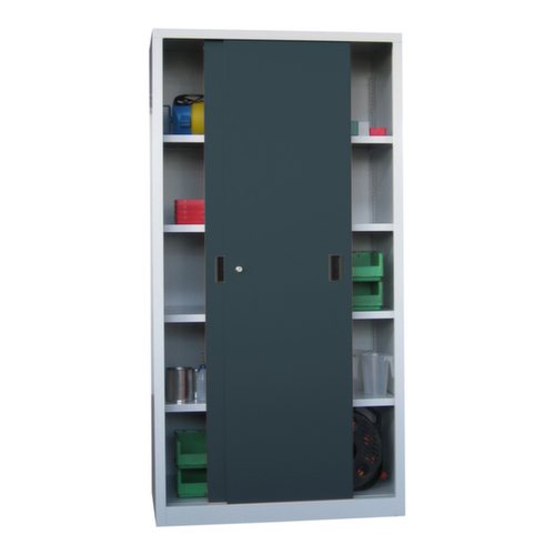 PAVOY Armoire à portes coulissantes pour bureau Basis