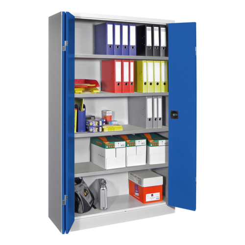 PAVOY Armoire à portes pliantes grand espace Basis en tôle d'acier