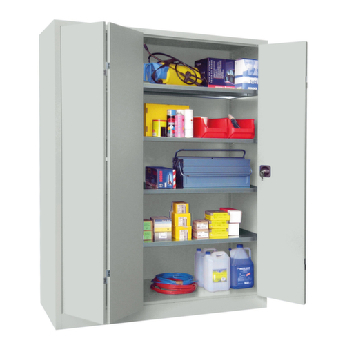 PAVOY Armoire à portes pliantes grand espace Basis en tôle d'acier