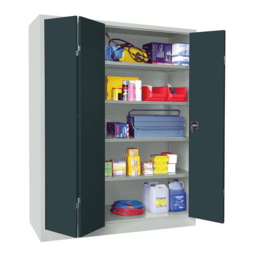PAVOY Armoire à portes pliantes grand espace Basis en acier