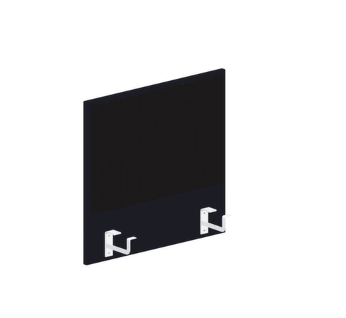 Nowy Styl Couverture de comptoir E10 pour table de bureau, largeur 600 mm