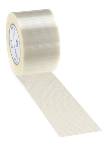 Ruban adhésif armé renforcement longitudinal et transversal, longueur x largeur 50 m x 75 mm