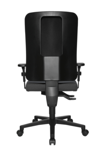 Topstar Siège de bureau pivotant Open X (P) avec dossier capitonné laminé, anthracite