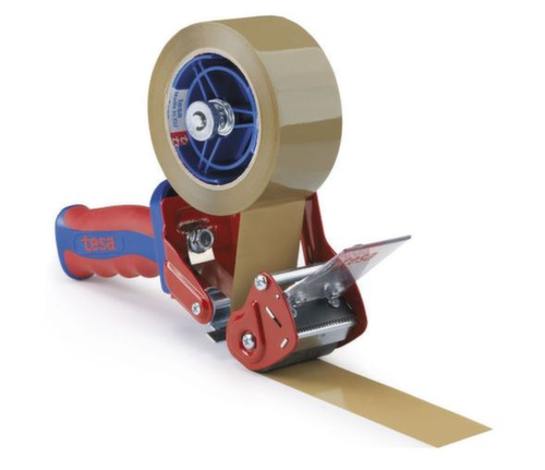 tesa Kit dévidoir escargot avec 36 rouleaux de ruban d'emballage PP, longueur x largeur 66 m x 50 mm