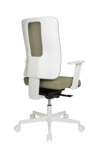 Topstar Siège de bureau pivotant Sitness Life 50 avec support de dossier ouvert, dossier maille avec support ajouré, vase