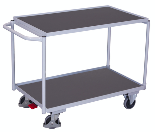 VARIOfit Chariot à plateaux 985x590 mm, force 250 kg, 2 plateaux