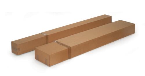 Carton d'expédition long avec longueur variable, 1 onde, 1000 x 100 x 100 mm