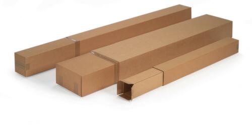 Carton d'expédition long avec longueur variable, 1 onde, 1000 x 100 x 100 mm