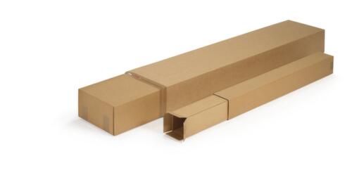 Carton d'expédition long avec longueur variable, 1 onde, 1000 x 100 x 100 mm