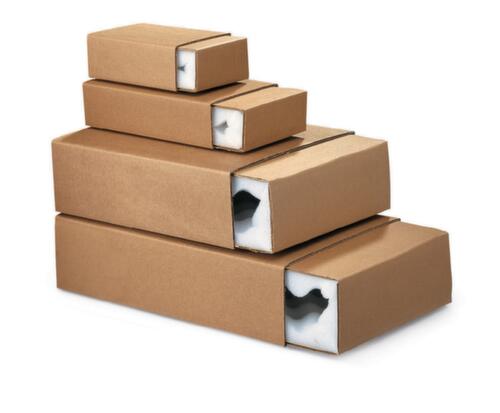 Caisse carton à mousse alvéolée 1 cannelure