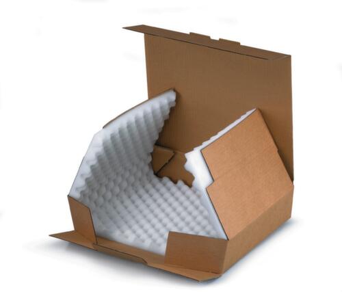 Carton à mousse alvéolée