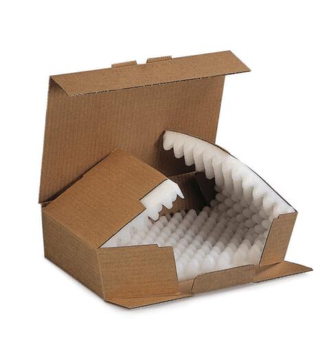 Carton à mousse alvéolée