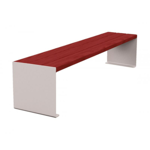 Banc Kube avec piètement à panneaux