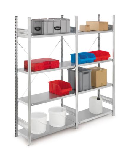 Rayonnage sans boulons ISIPACK© avec 4 tablettes