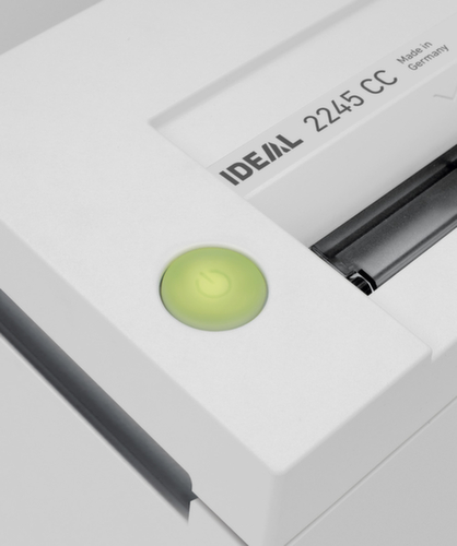 IDEAL destructeur de documents compact IDEAL 2245 CC, particule 2x15 mm