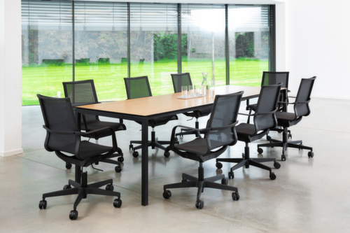 Topstar Chaise de bureau pivotant Sitness Life 40 avec tissu à mailles continu