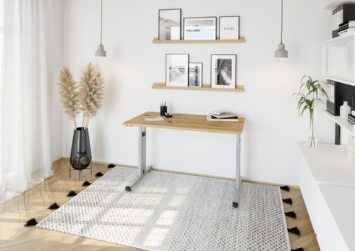 Bureau étroit Mini-Office O-Serie avec piètement en C