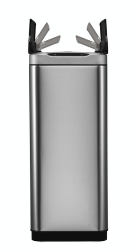 Poubelle à capteur mince EKO Phantom Sensor en acier inoxydable, 2 x 20 l