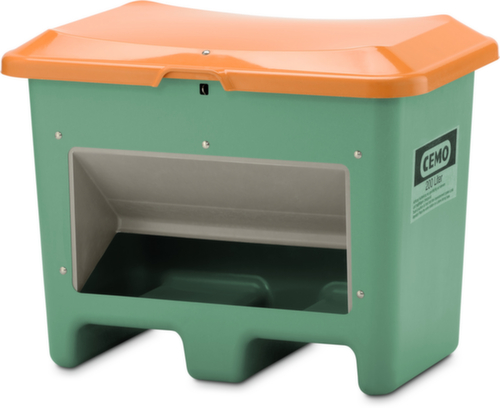 Cemo Bac pour produits d'épandage en plastique renforcé de fibres de verre Plus3