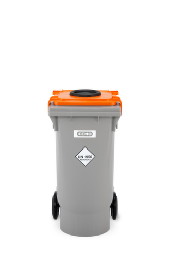 Cemo Récipient de collecte des bombes aérosols, capacité 120 l