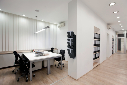 Durable Présentoir mural FLEXIPLUS pour DIN A4, 6 tablettes