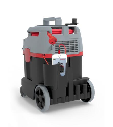 Aspirateur à sec extra-silencieux ERA TEC avec connexion USB et compartiment pour les sacs de rechange