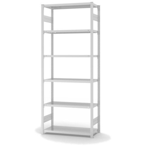 hofe Rayonnage à traverses type standard, hauteur x largeur x profondeur 2500 x 1060 x 435 mm, 6 tablettes