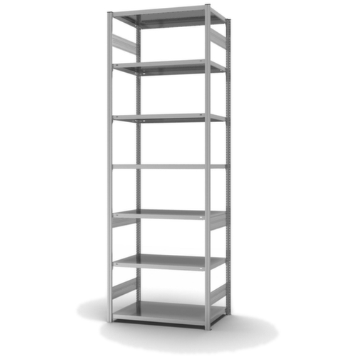 hofe Rayonnage à traverses type standard, hauteur x largeur x profondeur 3000 x 1060 x 635 mm, 7 tablettes
