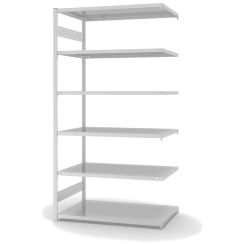 hofe Rayonnage à traverses type standard, hauteur x largeur x profondeur 2500 x 1310 x 835 mm, 6 tablettes