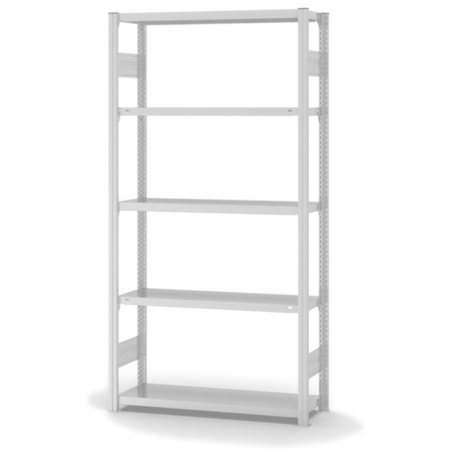 hofe Rayonnages enhofe treillis dans les constructions mi-lourdes, hauteur x largeur x profondeur 2000 x 1060 x 335 mm, 5 tablettes